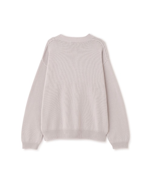 MARGARET HOWELL(マーガレットハウエル)の「HIGH TWIST COTTON LINEN(ニット/セーター・レディース・ライトグレー/ピンク・FREE)」の6枚目の写真