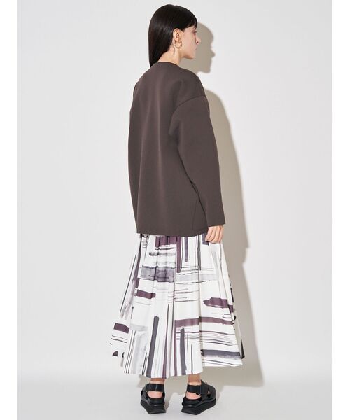 ELENDEEK(エレンディーク)の「コクーンフォルムカーディガン(カーディガン/ボレロ・レディース・ブラック/ブラウン/ピンク/ミント/オフホワイト・FREE)」の11枚目の写真