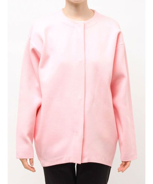 ELENDEEK(エレンディーク)の「コクーンフォルムカーディガン(カーディガン/ボレロ・レディース・ブラック/ブラウン/ピンク/ミント/オフホワイト・FREE)」の10枚目の写真