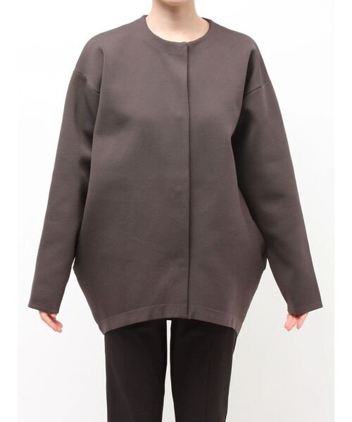 ELENDEEK(エレンディーク)の「コクーンフォルムカーディガン(カーディガン/ボレロ・レディース・ブラック/ブラウン/ピンク/ミント/オフホワイト・FREE)」の12枚目の写真