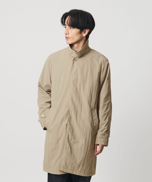 BEAUTY&YOUTH UNITED ARROWS（ビューティーアンドユースユナイテッドアローズ）の「PERTEX ナイロン バルマカン コート 撥水（ステンカラーコート・メンズ・オリーブ/ネイビー/ベージュ/ライトグレー・S/L/XL/M）」の8枚目の写真