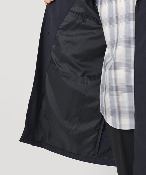 BEAUTY&YOUTH UNITED ARROWS（ビューティーアンドユースユナイテッドアローズ）の「PERTEX ナイロン バルマカン コート 撥水（ステンカラーコート・メンズ・オリーブ/ネイビー/ベージュ/ライトグレー・S/L/XL/M）」の16枚目の写真