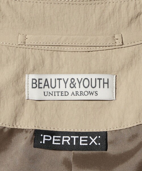 BEAUTY&YOUTH UNITED ARROWS（ビューティーアンドユースユナイテッドアローズ）の「PERTEX ナイロン バルマカン コート 撥水（ステンカラーコート・メンズ・オリーブ/ネイビー/ベージュ/ライトグレー・S/L/XL/M）」の22枚目の写真