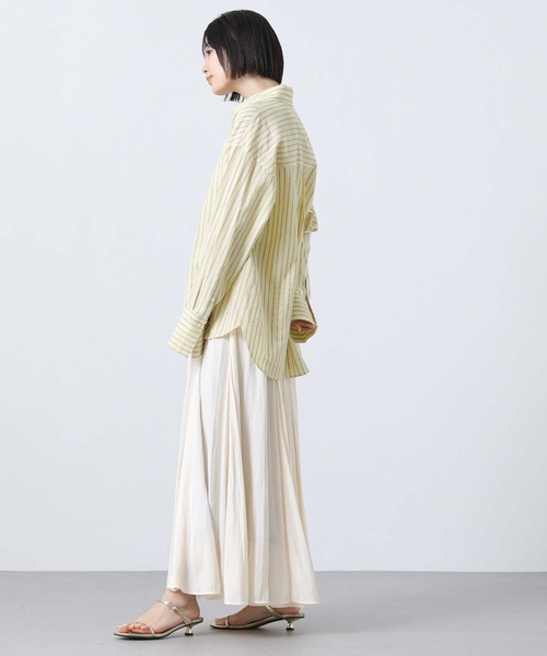 Gready Brilliant（グレディブリリアン）の「ＬＵストライプカラーシャツ（シャツ/ブラウス・レディース・ピンク/イエロー/ブルー・38）」の16枚目の写真