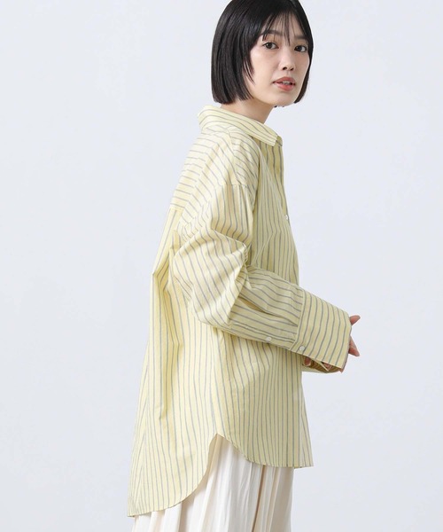 Gready Brilliant（グレディブリリアン）の「ＬＵストライプカラーシャツ（シャツ/ブラウス・レディース・ピンク/イエロー/ブルー・38）」の20枚目の写真