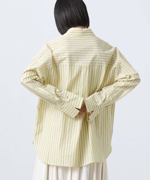 Gready Brilliant（グレディブリリアン）の「ＬＵストライプカラーシャツ（シャツ/ブラウス・レディース・ピンク/イエロー/ブルー・38）」の21枚目の写真