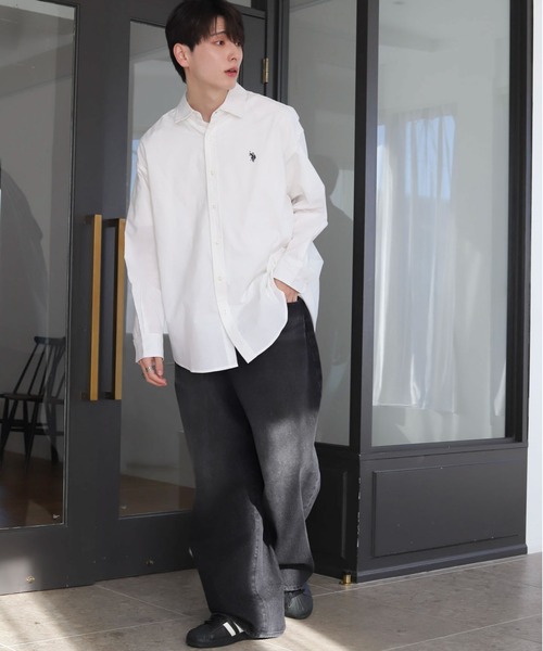 U.S. POLO ASSN.(ユーエスポロアッスン)の「∴WEGO/【26年春新作】U.S. POLO ASSN.別注シャツ(シャツ/ブラウス・メンズ・ブルー/その他1/ホワイト/その他2・LARGE/MEDIUM)」の22枚目の写真