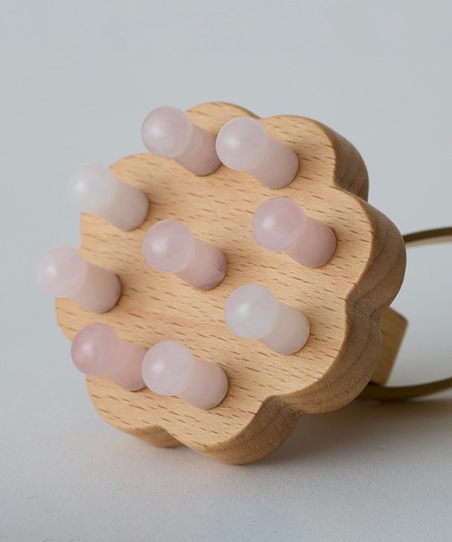 HASHIBAMI（ハシバミ）の「【HASHIBAMI】天然石 フラワー カッサチャーム（キーホルダー・レディース・ピンク/ホワイト・FREE）」の16枚目の写真