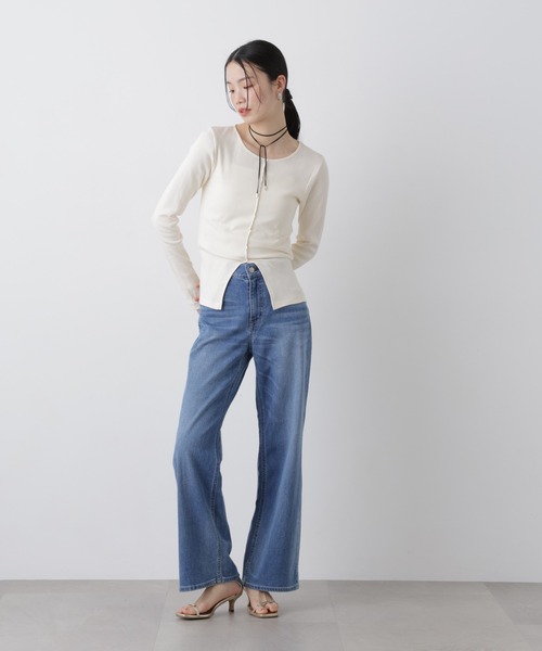 Healthy denim(ヘルシーデニム)の「Healthy DENIM/Quiche(デニムパンツ・レディース・ライトブルー/ダークブルー・23/24/25)」の5枚目の写真