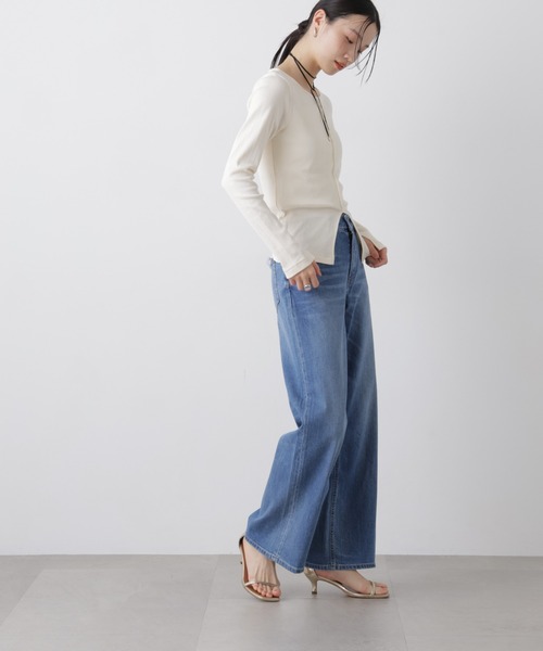 Healthy denim(ヘルシーデニム)の「Healthy DENIM/Quiche(デニムパンツ・レディース・ライトブルー/ダークブルー・23/24/25)」の7枚目の写真