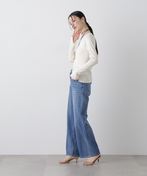 Healthy denim(ヘルシーデニム)の「Healthy DENIM/Quiche(デニムパンツ・レディース・ライトブルー/ダークブルー・23/24/25)」の9枚目の写真