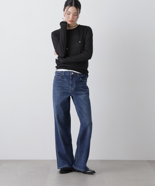 Healthy denim(ヘルシーデニム)の「Healthy DENIM/Quiche(デニムパンツ・レディース・ライトブルー/ダークブルー・23/24/25)」の11枚目の写真