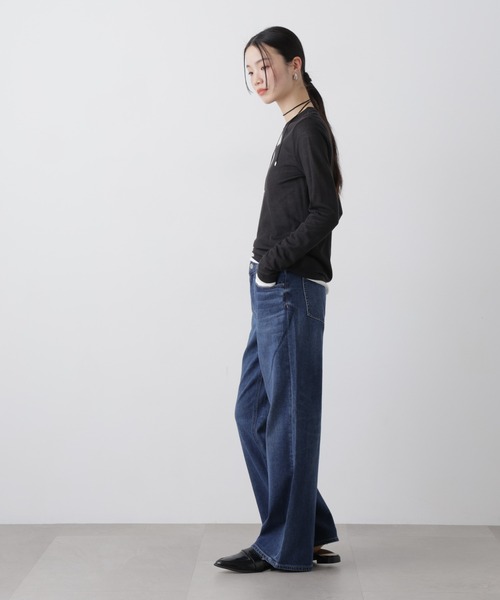 Healthy denim(ヘルシーデニム)の「Healthy DENIM/Quiche(デニムパンツ・レディース・ライトブルー/ダークブルー・23/24/25)」の15枚目の写真
