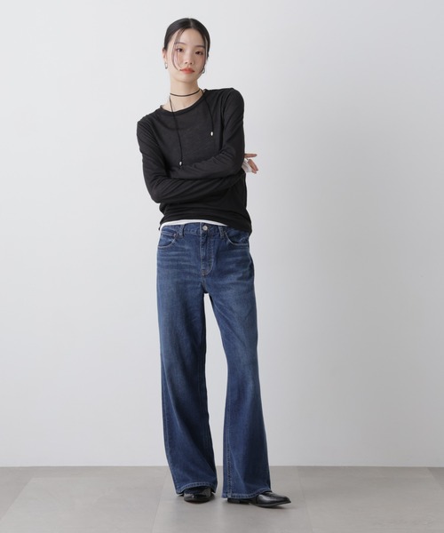 Healthy denim(ヘルシーデニム)の「Healthy DENIM/Quiche(デニムパンツ・レディース・ライトブルー/ダークブルー・23/24/25)」の16枚目の写真