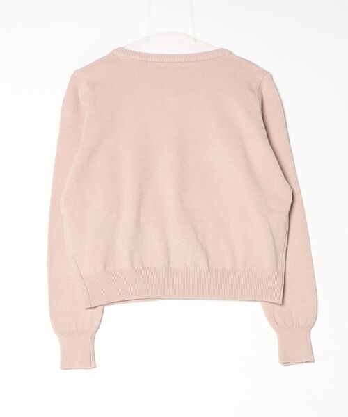 TITTY&CO.（ティティーアンドコー）の「リボンニットカーディガン（カーディガン/ボレロ・レディース・グレー/ピンクベージュ/アイボリー/ピンク・FREE）」の6枚目の写真