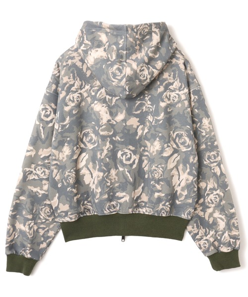 atmos pink(アトモスピンク)の「atmos pink Rose Camouflage Zip-up Hoodie / アトモス ピンク ローズ カモフラージュ ジップアップ フーディ(パーカー・レディース・ピンク/カーキ・FREE)」の17枚目の写真