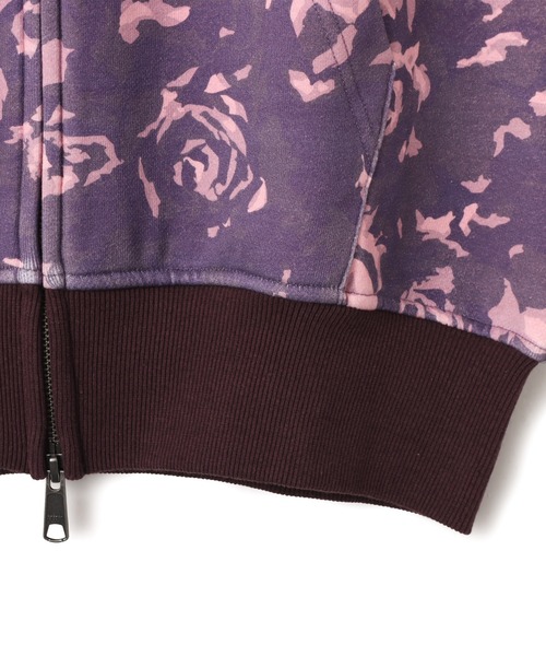 atmos pink(アトモスピンク)の「atmos pink Rose Camouflage Zip-up Hoodie / アトモス ピンク ローズ カモフラージュ ジップアップ フーディ(パーカー・レディース・ピンク/カーキ・FREE)」の6枚目の写真