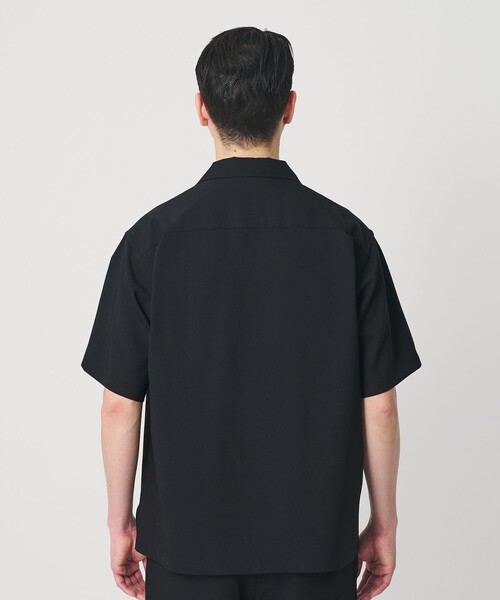 BEAUTY&YOUTH UNITED ARROWS（ビューティーアンドユースユナイテッドアローズ）の「【WEB限定 WARDROBE SMART】 Reflax オープンカラー シャツ（シャツ/ブラウス・メンズ・ベージュ/ダークグレー/ブラック・M/S/XL/L）」の5枚目の写真