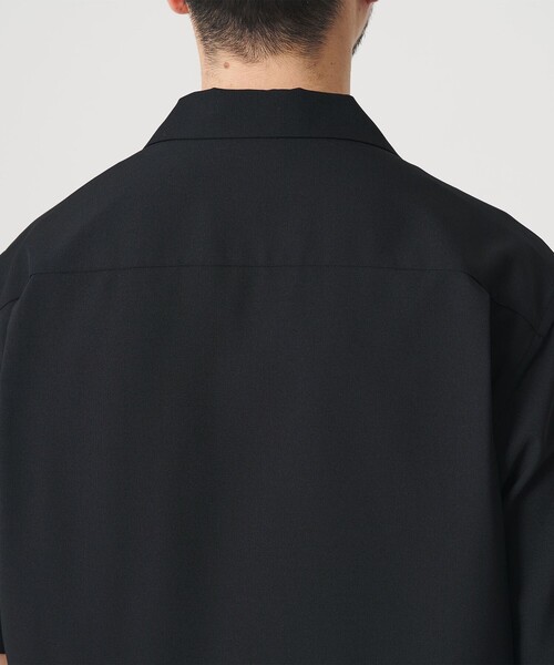 BEAUTY&YOUTH UNITED ARROWS（ビューティーアンドユースユナイテッドアローズ）の「【WEB限定 WARDROBE SMART】 Reflax オープンカラー シャツ（シャツ/ブラウス・メンズ・ベージュ/ダークグレー/ブラック・M/S/XL/L）」の7枚目の写真