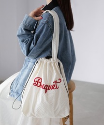 Riberry | ロゴ刺繍巾着トートバッグ(トートバッグ)