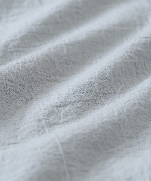 quadro（クオドロ）の「コットン裾ダーツプルオーバーシャツ（シャツ/ブラウス・メンズ・ブラック/ライトグレー/ホワイト・LARGE/MEDIUM）」の15枚目の写真