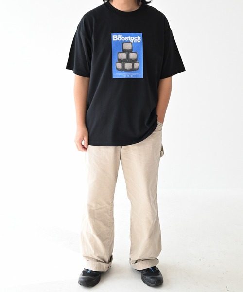 BOOSTOCK(ブーストック)の「BOOSTOCK/ブーストック B/S TV Tシャツ(Tシャツ/カットソー・メンズ・ホワイト/ブラック・F/XXXL)」の5枚目の写真
