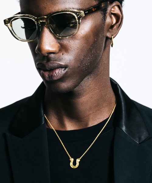 CRIMIE（クライミー）の「LETTER RIBBON HORSE SHOE NECKLACE 24KDP（ネックレス・メンズ・ゴールド・ONE SIZE）」の5枚目の写真