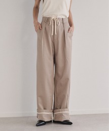 SOYEN | ロールアップパイピングワイドパンツ(その他パンツ)