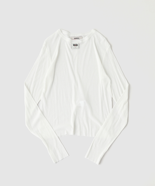 DAIRIKU（ダイリク）の「DAIRIKU / ダイリク "Daisy"Skelton Rib Tag Tee（Tシャツ/カットソー・メンズ・ブラック/イエロー/グリーン/ホワイト・MEDIUM）」の2枚目の写真