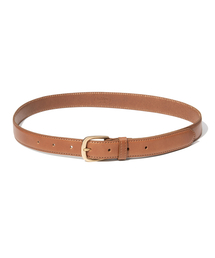HALDEN（ハルデン）の「(W) simple gold cowhide leather belt (T019_tan)（ベルト）」