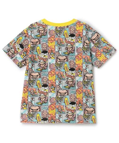 XLARGE KIDS(エクストララージキッズ)の「コミックファニーゴリラ 半袖Tシャツ(Tシャツ/カットソー・キッズ・レモンイエロー/ブルー・110cm/100cm/140cm/130cm/120cm/90cm/80cm)」の9枚目の写真