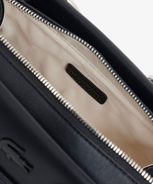 LACOSTE（ラコステ）の「セリス スモール トップハンドルバッグ（ハンドバッグ・レディース・ブラック/ベージュ・FREE）」の5枚目の写真