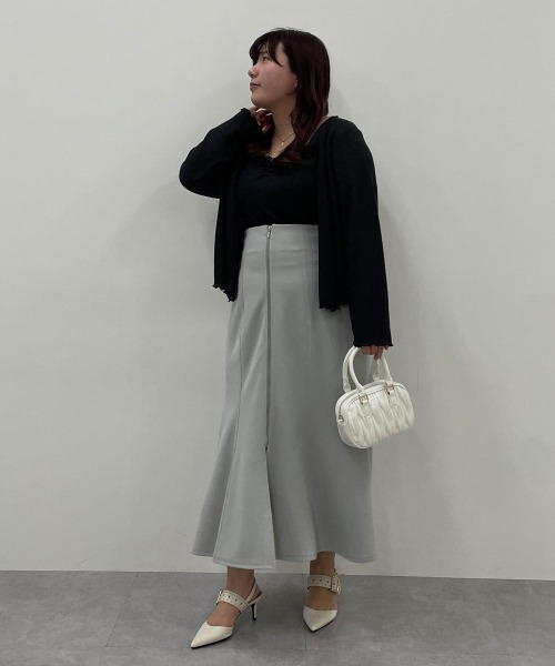 marun（マルン）の「＜大きいサイズ＞センタージップマーメイドスカート marun（スカート・レディース・ピンク/ブラック/グレー・L/LL/3L/4L/5L）」の19枚目の写真