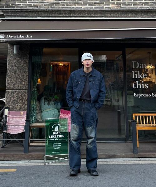 URBANAGE(アーバンエイジ)の「アセンティックウォッシングデニムトラッカージャケット_ブラック(デニムジャケット・レディース・その他・MEDIUM/LARGE)」の17枚目の写真