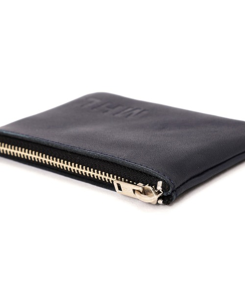 MHL.（エムエイチエル）の「BASIC LEATHER（カードケース・レディース・イエロー系その他2/ネイビー・FREE）」の3枚目の写真