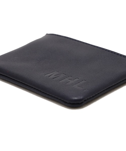 MHL.（エムエイチエル）の「BASIC LEATHER（カードケース・レディース・イエロー系その他2/ネイビー・FREE）」の4枚目の写真