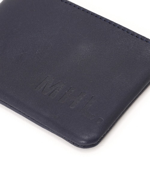 MHL.（エムエイチエル）の「BASIC LEATHER（カードケース・レディース・イエロー系その他2/ネイビー・FREE）」の5枚目の写真