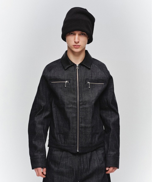 Jieda(ジエダ)の「ENGINEERED RIGID DENIM JACKET(デニムジャケット・メンズ・インディゴブルー/ブラック・2/1)」の5枚目の写真