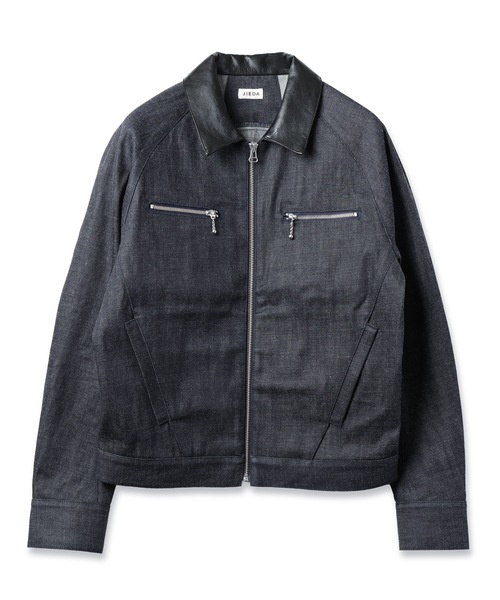 Jieda(ジエダ)の「ENGINEERED RIGID DENIM JACKET(デニムジャケット・メンズ・インディゴブルー/ブラック・2/1)」の7枚目の写真