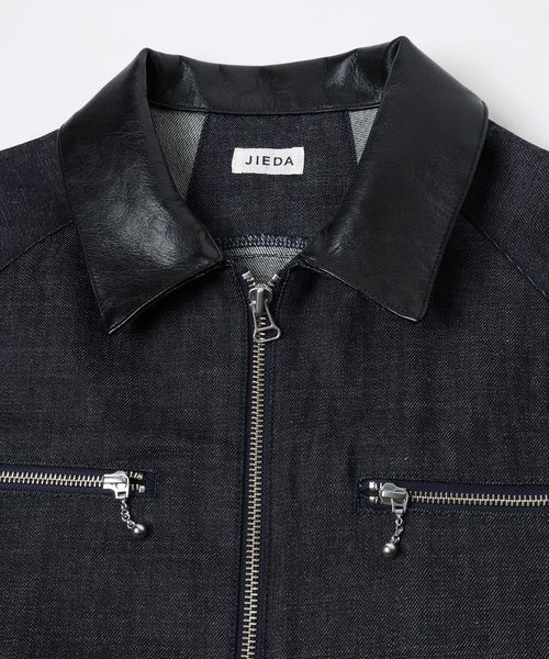 Jieda(ジエダ)の「ENGINEERED RIGID DENIM JACKET(デニムジャケット・メンズ・インディゴブルー/ブラック・2/1)」の9枚目の写真