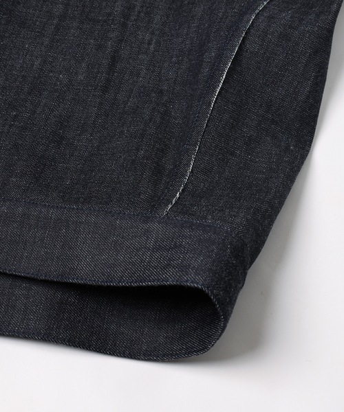 Jieda(ジエダ)の「ENGINEERED RIGID DENIM JACKET(デニムジャケット・メンズ・インディゴブルー/ブラック・2/1)」の12枚目の写真