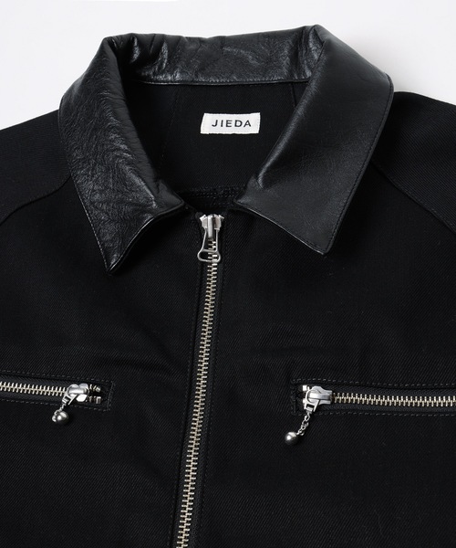 Jieda(ジエダ)の「ENGINEERED RIGID DENIM JACKET(デニムジャケット・メンズ・インディゴブルー/ブラック・2/1)」の13枚目の写真