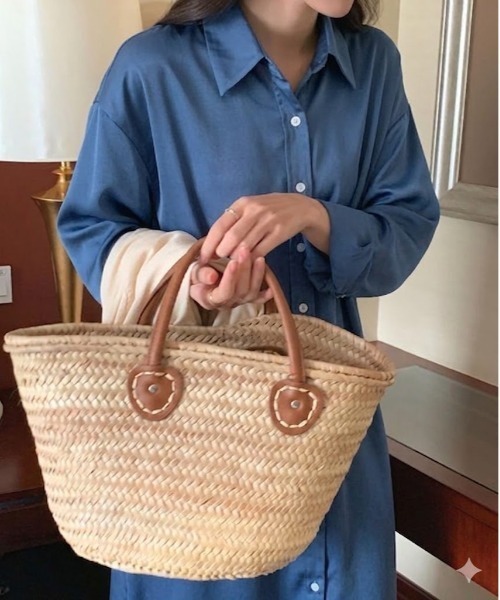 SallyLunn（サリーラン）の「とろみリラックスシャツワンピース（シャツワンピース・レディース・ライトブルー/ブルー・LARGE/MEDIUM）」の5枚目の写真