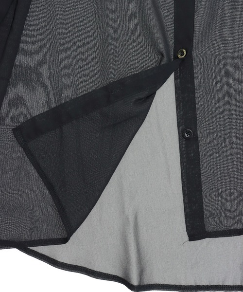 ANAP（アナップ）の「シンプル シアー シャツ ブラウス（シャツ/ブラウス・レディース・ブラック/グレー/ホワイト/ピンク・F）」の7枚目の写真