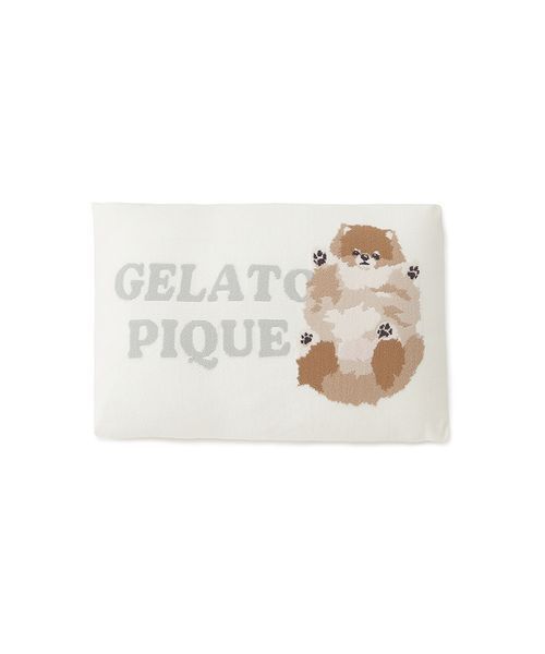 gelato pique Sleep(ジェラートピケスリープ)の「【Sleep】エアリーモコドッグジャガードピローケース(寝具・レディース・ベージュ/ライトピンク/ブルー/クリーム・F)」の9枚目の写真