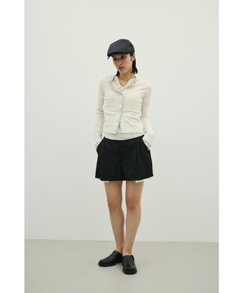 STYLEMIXER(スタイルミキサー)の「リメイクライクショートパンツ(その他パンツ・レディース・ブラック/グレー/ベージュ・SMALL/MEDIUM)」の4枚目の写真