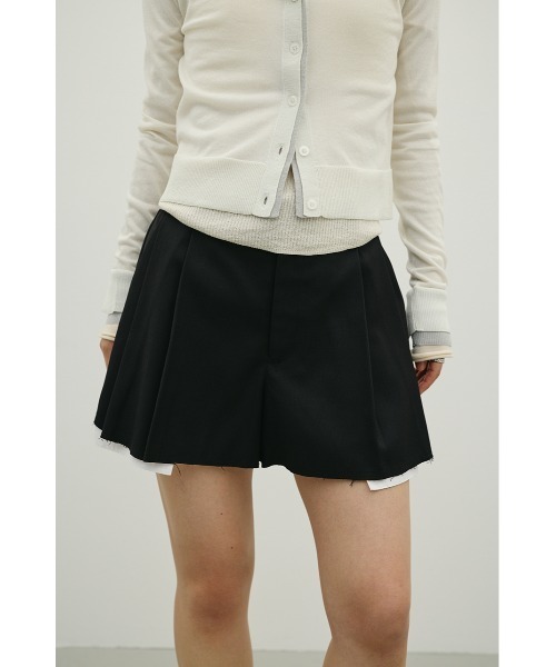 STYLEMIXER(スタイルミキサー)の「リメイクライクショートパンツ(その他パンツ・レディース・ブラック/グレー/ベージュ・SMALL/MEDIUM)」の5枚目の写真