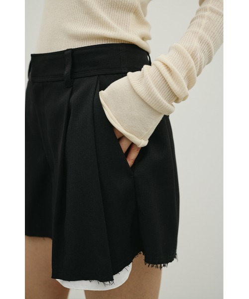 STYLEMIXER(スタイルミキサー)の「リメイクライクショートパンツ(その他パンツ・レディース・ブラック/グレー/ベージュ・SMALL/MEDIUM)」の8枚目の写真