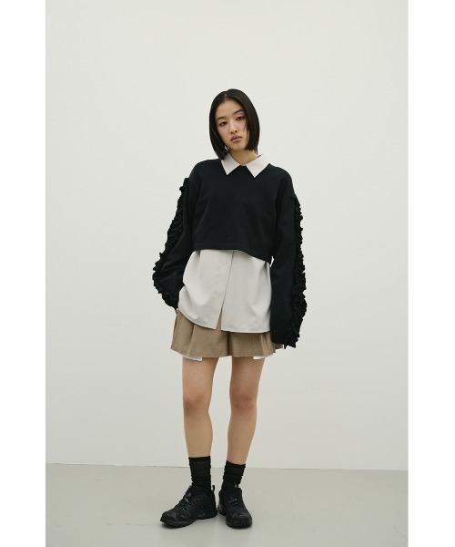 STYLEMIXER(スタイルミキサー)の「リメイクライクショートパンツ(その他パンツ・レディース・ブラック/グレー/ベージュ・SMALL/MEDIUM)」の21枚目の写真