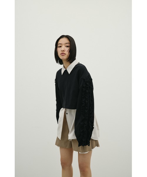 STYLEMIXER(スタイルミキサー)の「リメイクライクショートパンツ(その他パンツ・レディース・ブラック/グレー/ベージュ・SMALL/MEDIUM)」の22枚目の写真